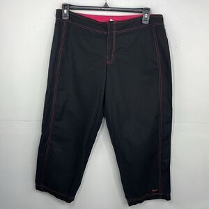 Nike Capri Black and Pink Women’s Pants activewear size Large